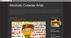 Desktop Screenshot of alcoholicoutsiderartist.blogspot.com