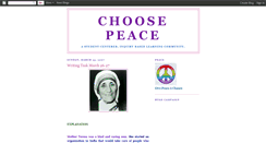 Desktop Screenshot of choose-peace.blogspot.com