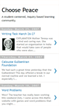 Mobile Screenshot of choose-peace.blogspot.com