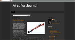 Desktop Screenshot of airsofterjournal.blogspot.com