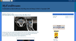 Desktop Screenshot of myforddreams2.blogspot.com