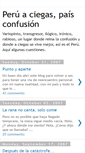 Mobile Screenshot of peruaciegas.blogspot.com