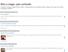 Tablet Screenshot of peruaciegas.blogspot.com