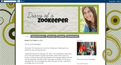 Desktop Screenshot of diaryofazookeeper.blogspot.com