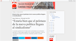 Desktop Screenshot of cgtcabildotenerife.blogspot.com