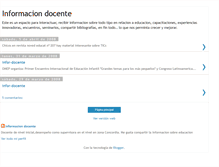 Tablet Screenshot of infor-docente.blogspot.com