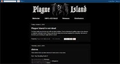 Desktop Screenshot of plagueisland.blogspot.com