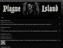 Tablet Screenshot of plagueisland.blogspot.com