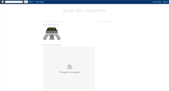 Desktop Screenshot of buiodelvedente.blogspot.com
