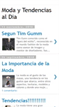 Mobile Screenshot of modaytendenciasaldia.blogspot.com