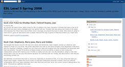 Desktop Screenshot of esl5spring2008.blogspot.com