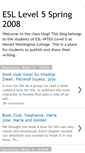 Mobile Screenshot of esl5spring2008.blogspot.com