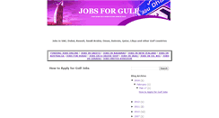 Desktop Screenshot of jobsforgulf.blogspot.com