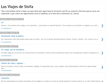 Tablet Screenshot of losviajesdesisifa.blogspot.com