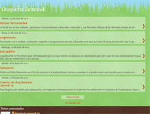 Tablet Screenshot of despiertajamundi.blogspot.com