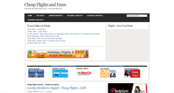 Desktop Screenshot of cheapflightsandfares.blogspot.com