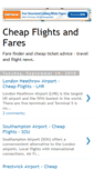 Mobile Screenshot of cheapflightsandfares.blogspot.com