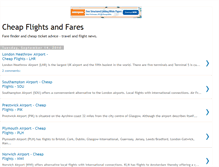 Tablet Screenshot of cheapflightsandfares.blogspot.com