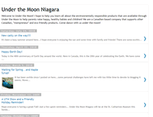 Tablet Screenshot of niagaraunderthemoon.blogspot.com