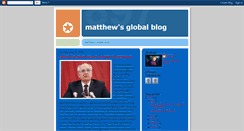 Desktop Screenshot of mattsglobalblog.blogspot.com