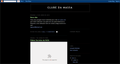 Desktop Screenshot of clubedamassa.blogspot.com