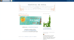 Desktop Screenshot of festivaldeyoga.blogspot.com
