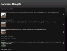 Tablet Screenshot of dominantbengals.blogspot.com