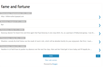 Tablet Screenshot of fameandfortune.blogspot.com