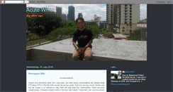 Desktop Screenshot of acutewriter.blogspot.com