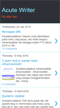 Mobile Screenshot of acutewriter.blogspot.com