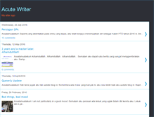 Tablet Screenshot of acutewriter.blogspot.com