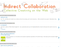 Tablet Screenshot of indirectcollaboration.blogspot.com