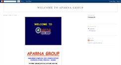 Desktop Screenshot of aparna-group.blogspot.com