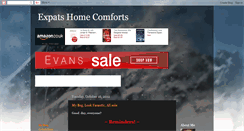 Desktop Screenshot of expatshomecomforts.blogspot.com