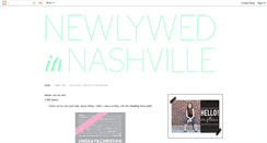 Desktop Screenshot of newlywedinnashville.blogspot.com