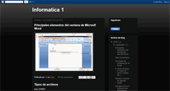 Desktop Screenshot of informatica-1av.blogspot.com