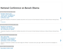 Tablet Screenshot of nationalconferenceonobama.blogspot.com