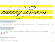 Tablet Screenshot of cheekylemons.blogspot.com