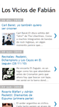 Mobile Screenshot of losviciosdefabian.blogspot.com