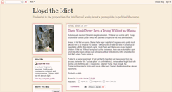 Desktop Screenshot of lloydtheidiot.blogspot.com