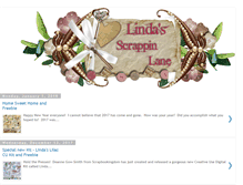 Tablet Screenshot of lindaascrappinlane.blogspot.com