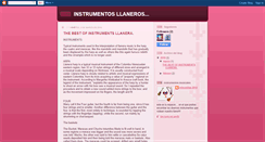 Desktop Screenshot of instrullaneros.blogspot.com