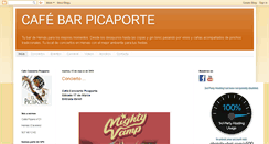 Desktop Screenshot of cafebarpicaporte.blogspot.com