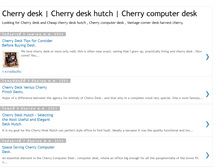 Tablet Screenshot of cherrydeskhutch.blogspot.com