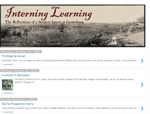 Tablet Screenshot of gettysburgintern.blogspot.com