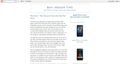 Desktop Screenshot of buy-itouch.blogspot.com