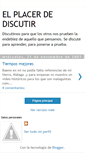 Mobile Screenshot of elplacerdediscutir.blogspot.com
