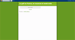 Desktop Screenshot of le-golf.blogspot.com