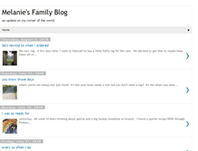 Tablet Screenshot of melaniesfamilyblog.blogspot.com