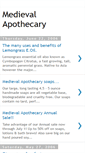 Mobile Screenshot of medievalapothecary.blogspot.com
